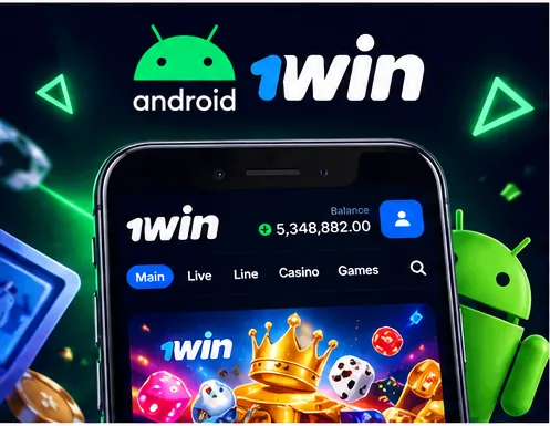 1win app on an Android phone
